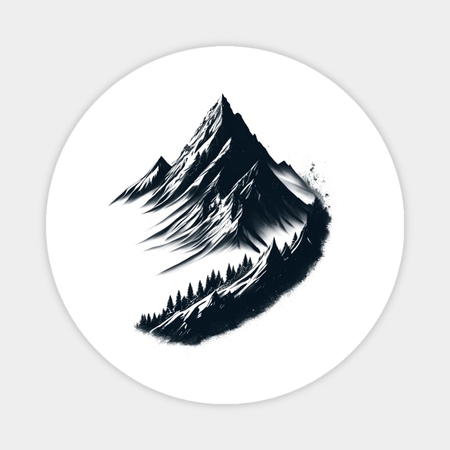 Mountains Magnet by CreativeSage